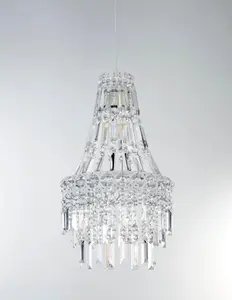 CLEAR EASY FIT NON-ELEC CHANDELIER