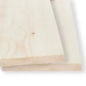 8x1 Inch Spruce Planed Timber  (L)1200mm (W)194 (H)21mm Pack of 2