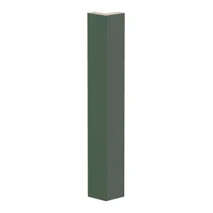 GoodHome Artemisia Matt dark green shaker Matt dark green Standard Corner post, (W)48mm (L)340mm