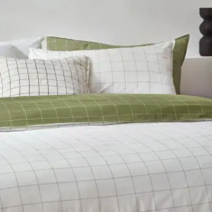 Yard Howarth Check Reversible Duvet Cover Set