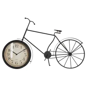 Beliani Retro Clock LILLO Metal Black