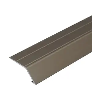 A45 31mm Anodised Aluminium Self Adhesive Door Threshold Ramp Profile - Champagne, 0.9m