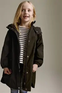 Girls Next Black Waterproof Cagoule Jacket (5-16Yrs) - Black