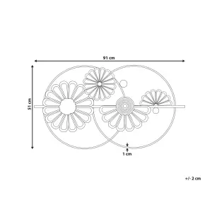 Wall Decor PROMETHIUM Metal Gold