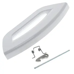 SPARES2GO Door Handle Kit compatible with Hotpoint Futura Ariston Washing Machine White