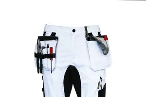 Slim Fit Stretch Painters Trouser With Removable Holster Pockets And Knee Pad Pockets