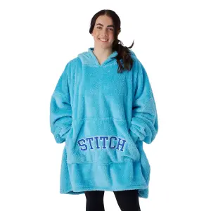 Lilo & Stitch Womens/Ladies Hoodie Blanket Blue (One Size)