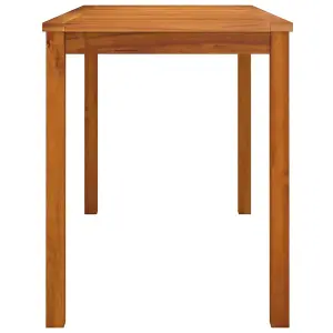 Berkfield Garden Table 110x55x67 cm Solid Wood Acacia