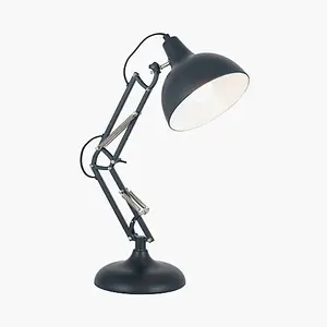 Black Angled Task Table Lamp Study Desk Like