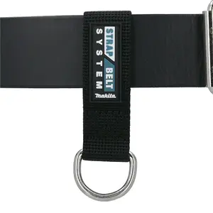 Makita E-15693 Heavyweight Hard Wearing Leather Tool Belt Black Strap System