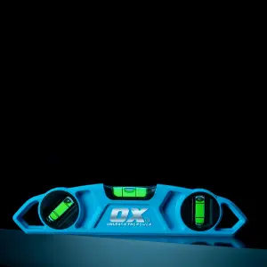 OX Cyan Torpedo Spirit level set (W)254mm