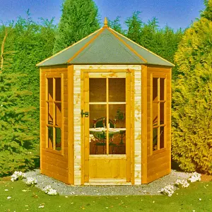 Gazebo Summerhouse Shiplap Summerhouse Garden Sun Room Approx 6 x 6 Feet