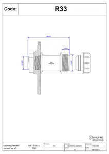 McAlpine R33 " Tank Lid Adaptor for expansion pipe