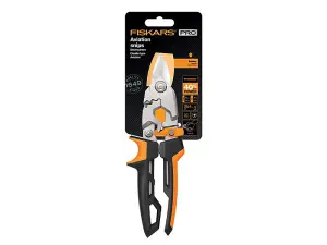 Fiskars 1027212 PowerGear Bulldog Aviation Snips 250mm 10in FSK1027212