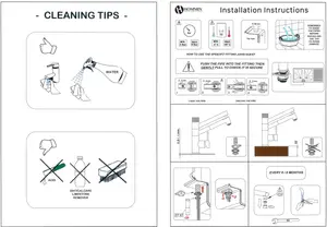 Hommix Sicilia White Pull-Out 3-Way Tap (Triflow Filter Tap)