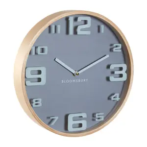 Interiors by Premier Contemporary Large Digits Wall Clock, Easy To Maintain Kitchen Clock, Lightweight Wall Clock For Indoor