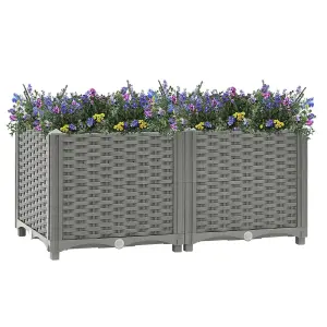 Berkfield Raised Bed 80x40x38 cm Polypropylene