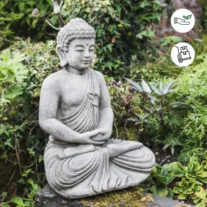 Small Stone Buddha Garden Statue