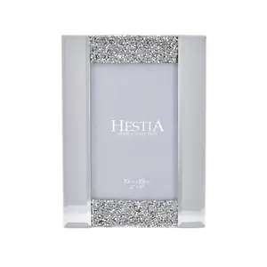 Hestia Diamante and Mirrored Photo Frame 4" x 6"