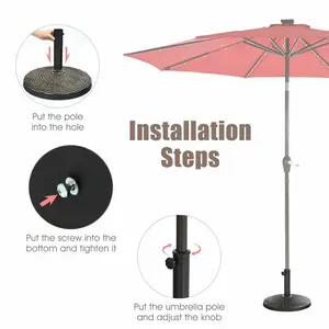 Traylor 12kg Resin Free Standing Umbrella Base