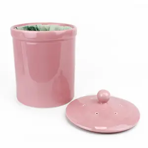 Portland Ceramic Compost Caddy - Pink