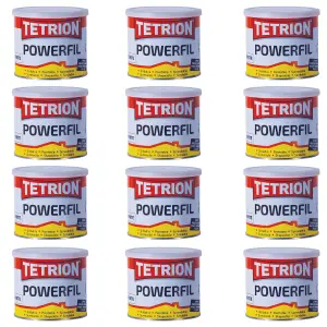 Tetrion Powerfil 2K 2 Part Body Filler Lightweight Tough Smooth White 600g X 12