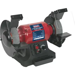 150mm Variable Speed Bench Grinder with 250W Motor and Dual Stones for Precision Grinding