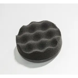 Premium Soft Buffing and Polishing Foam Head - 80mm x 25mm with Hook and Loop Backing