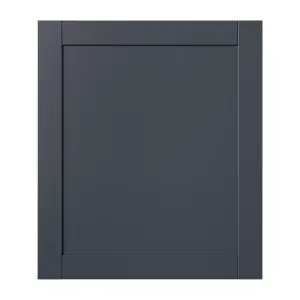 GoodHome Ashmead Matt midnight blue Shaker Appliance Cabinet door (W)600mm (H)687mm (T)16mm