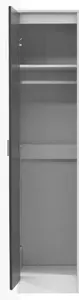 Eva Plain 1 Door Wardrobe Zipcode Design