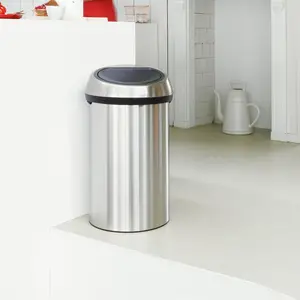 Brabantia 60 Litre Touch Bin Matt Steel