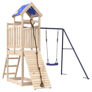 Berkfield Outdoor Playset Solid Wood Pine