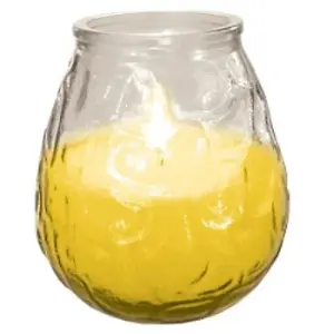 Prices Citronella Glo-Lite Candle Yellow (10 x 10cm)