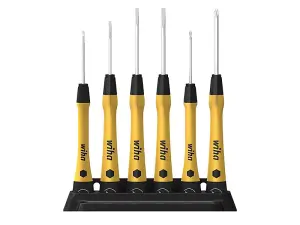 Wiha 43707 PicoFinish SL/PH Fine ESD Screwdriver Set, 7 Piece WHA43707