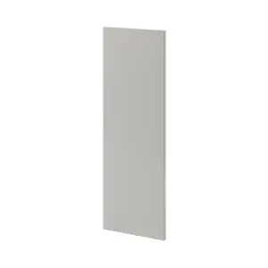 GoodHome Stevia Matt pewter grey Slab Tall wall Cabinet door (W)300mm (H)895mm (T)18mm