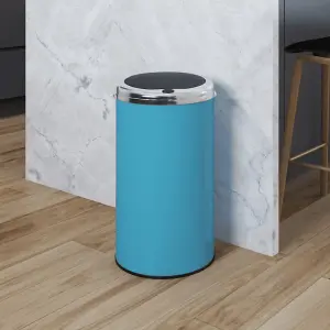 Inmotion 30L Blue Stainless Steel  Kitchen Waste Dust Bin