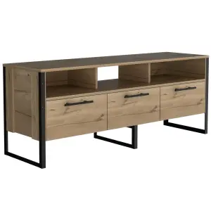 Brooklyn, wide screen TV rack with 3 doors