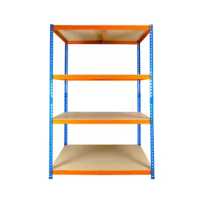 NEW 4 Tier Extra Heavy Duty Storage Racking 1800h x 1200w x 600d mm 300kg