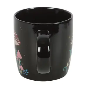 Something Different Forest Mushroom Mug Black/Multicoloured (One Size)