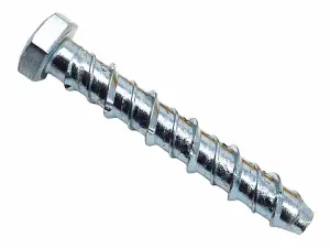 MasonMate 75mm Hex Concrete Screwbolts - 50 Pack for Secure Anchoring