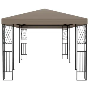 Berkfield Gazebo 6x3 m Taupe Fabric