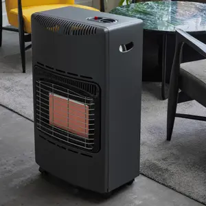 Greengear Black 4.2kW Mobile gas heater