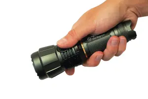 NightSearcher Mini Magnum, High Performance Rechargeable Torch, 2000 Lumen output