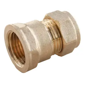 Oracstar Female Compression Coupler Brown (15mm x 12.7mm)