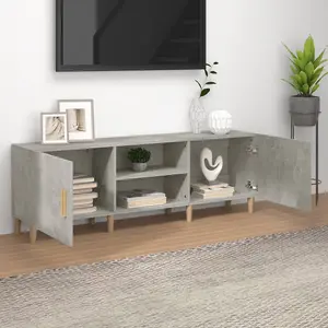 Berkfield TV Cabinet Concrete Grey 150x30x50 cm Engineered Wood