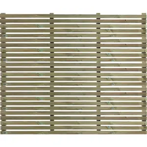 Treated PSE Slatted Panel - Horizontal - 1200mm Wide x 1200mm High