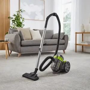 Daewoo 2 Litre Tornado Bagless Cylinder Vacuum Cleaner Dry Carpet Floor 700W  Easy wash HEPA Filter Cyclonic Suction FLR00046