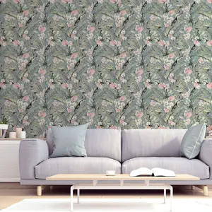 Tropical Floral Wallpaper Sea Breeze Arthouse 924905