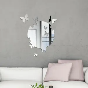 Walplus Butterfly Mirror Sticker