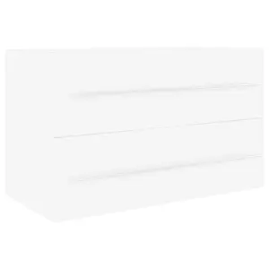 Berkfield Sink Cabinet White 80x38.5x48 cm Engineered Wood